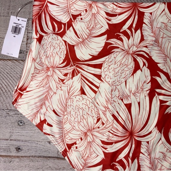 Old Navy Palms Print Swim Bottom High Waist Bikini Bottom Plus Size 4X - Picture 9 of 14